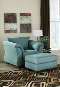 Darcy Sky Ottoman, Ashley