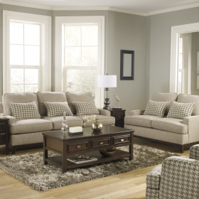 11901 Donella 3Pc Set, Sofa Loveseat Chair