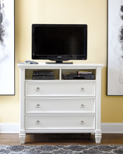 B672, Prentice, Dresser, Mirror, Nightstand, Media Chest, Door Chest, Queen Bed, King Bed, Bedroom Set, Ashley, Prentice Bedroom Set, Storage Footboard, Prentice Media Chest