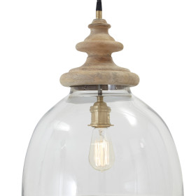 L000138 Farica Glass Pendant Light