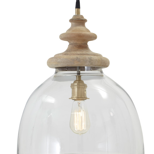 L000138 Farica Glass Pendant Light