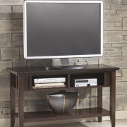 T160-4 Logan Sofa-Media Table